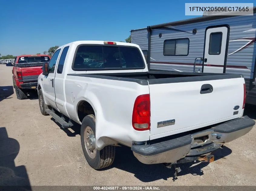 2006 Ford F-250 Lariat/Xl/Xlt VIN: 1FTNX20506EC17665 Lot: 40245877