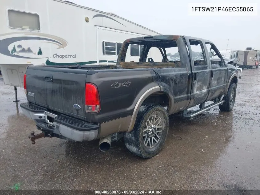 2006 Ford F-250 Lariat/Xl/Xlt VIN: 1FTSW21P46EC55065 Lot: 40250875