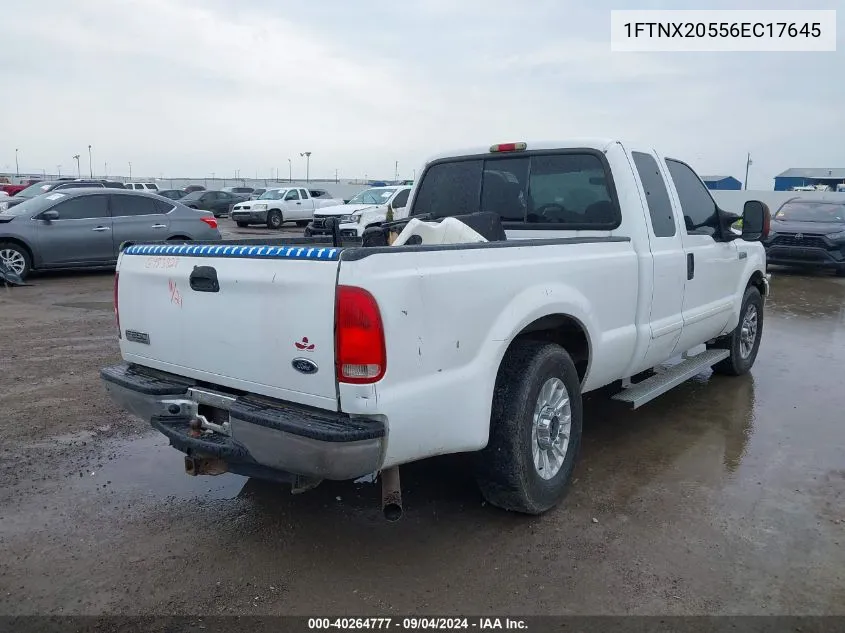 2006 Ford F-250 Lariat/Xl/Xlt VIN: 1FTNX20556EC17645 Lot: 40264777