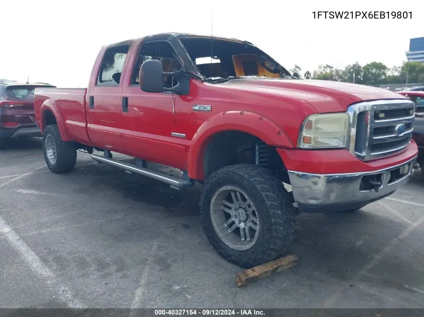 2006 Ford F250 Super Duty VIN: 1FTSW21PX6EB19801 Lot: 40327154