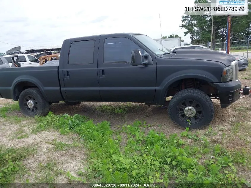 2006 Ford F-250 Amarillo/Lariat/Xl/Xlt VIN: 1FTSW21P86ED78979 Lot: 40329728