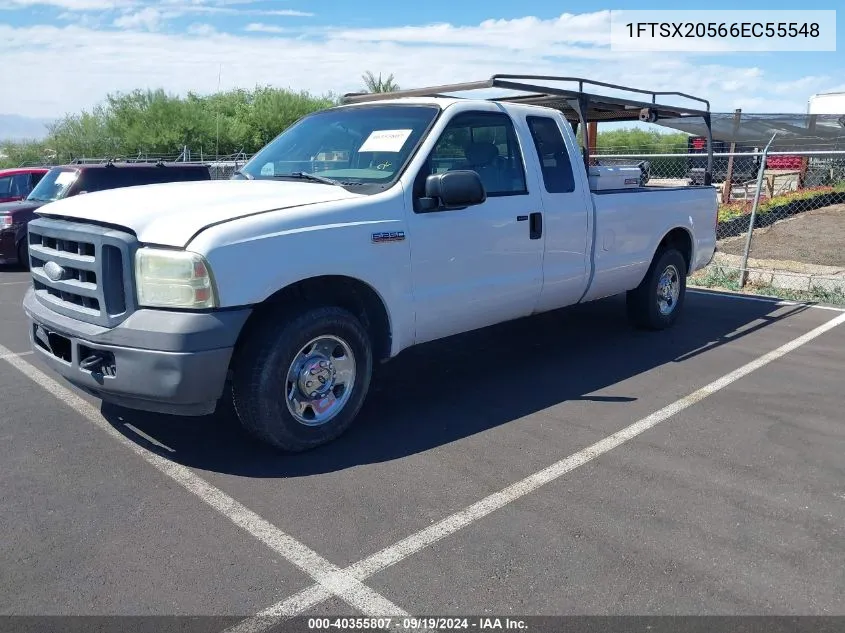 2006 Ford F-250 Lariat/Xl/Xlt VIN: 1FTSX20566EC55548 Lot: 40355807