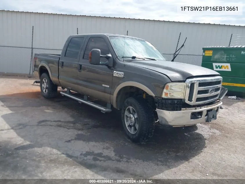 2006 Ford F-250 Amarillo/Lariat/Xl/Xlt VIN: 1FTSW21P16EB13661 Lot: 40356621