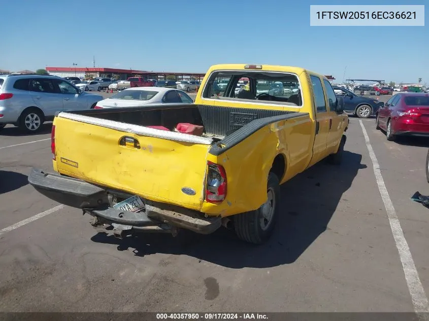 2006 Ford F-250 Lariat/Xl/Xlt VIN: 1FTSW20516EC36621 Lot: 40357950