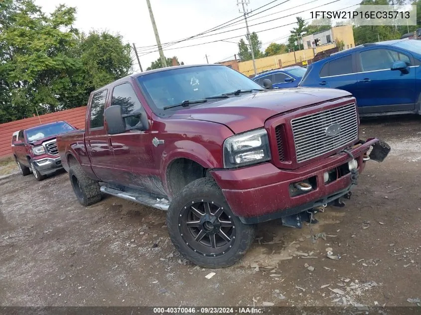 2006 Ford F-250 Amarillo/Lariat/Xl/Xlt VIN: 1FTSW21P16EC35713 Lot: 40370046