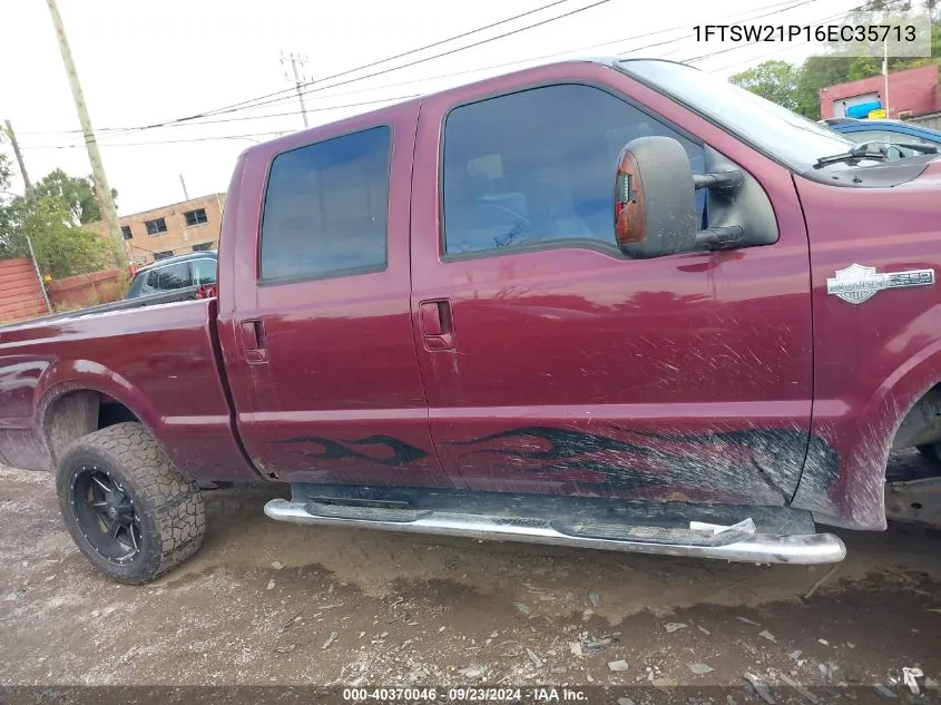 2006 Ford F-250 Amarillo/Lariat/Xl/Xlt VIN: 1FTSW21P16EC35713 Lot: 40370046