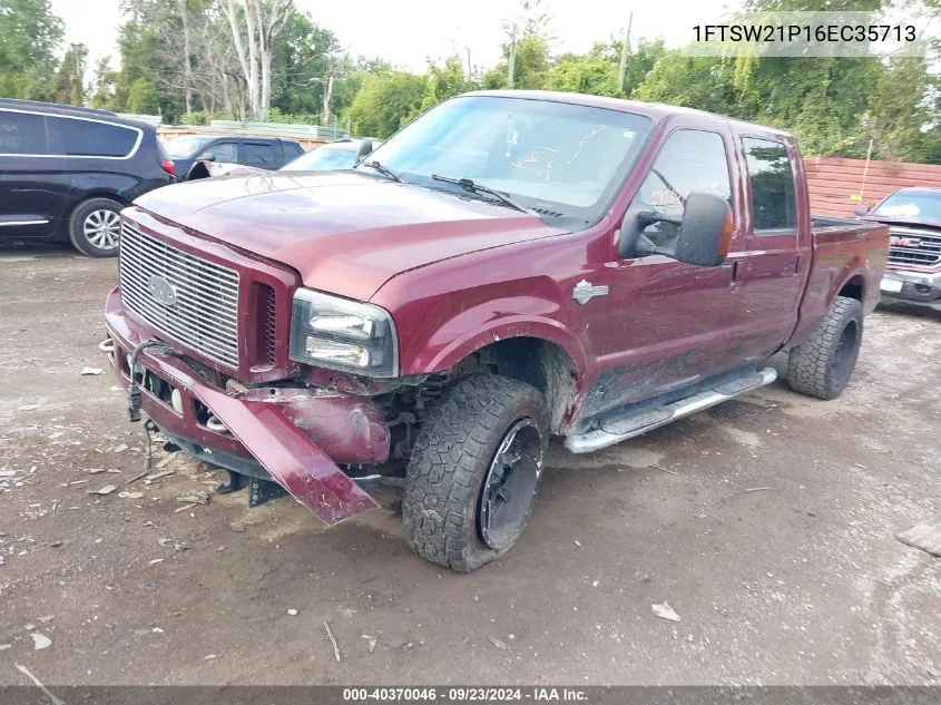 2006 Ford F-250 Amarillo/Lariat/Xl/Xlt VIN: 1FTSW21P16EC35713 Lot: 40370046