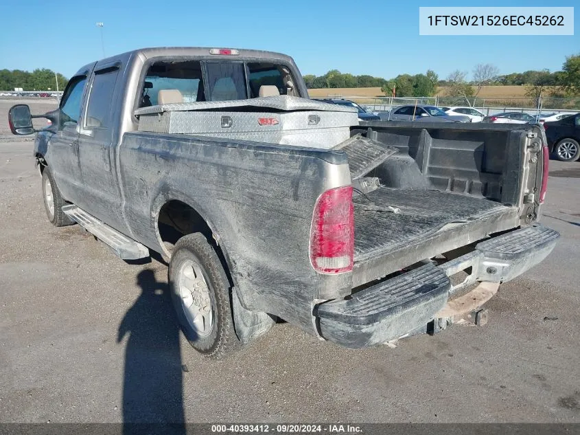 1FTSW21526EC45262 2006 Ford F-250 Lariat/Xl/Xlt