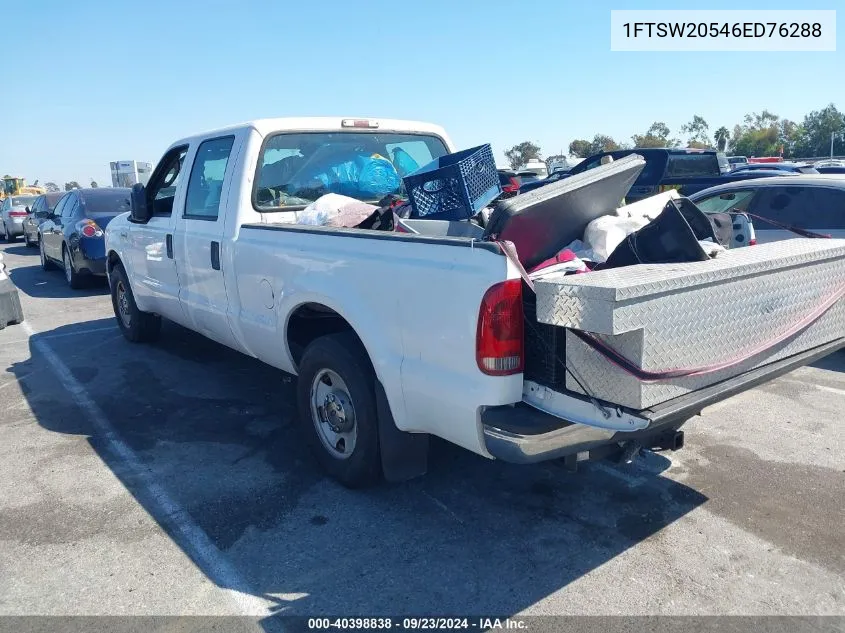 2006 Ford F-250 Lariat/Xl/Xlt VIN: 1FTSW20546ED76288 Lot: 40398838