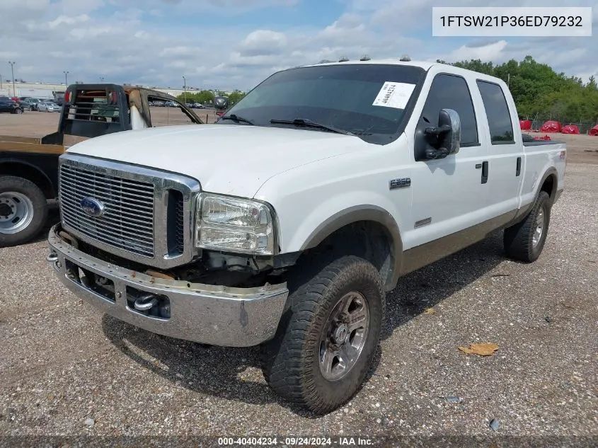 2006 Ford F-250 Amarillo/Lariat/Xl/Xlt VIN: 1FTSW21P36ED79232 Lot: 40404234