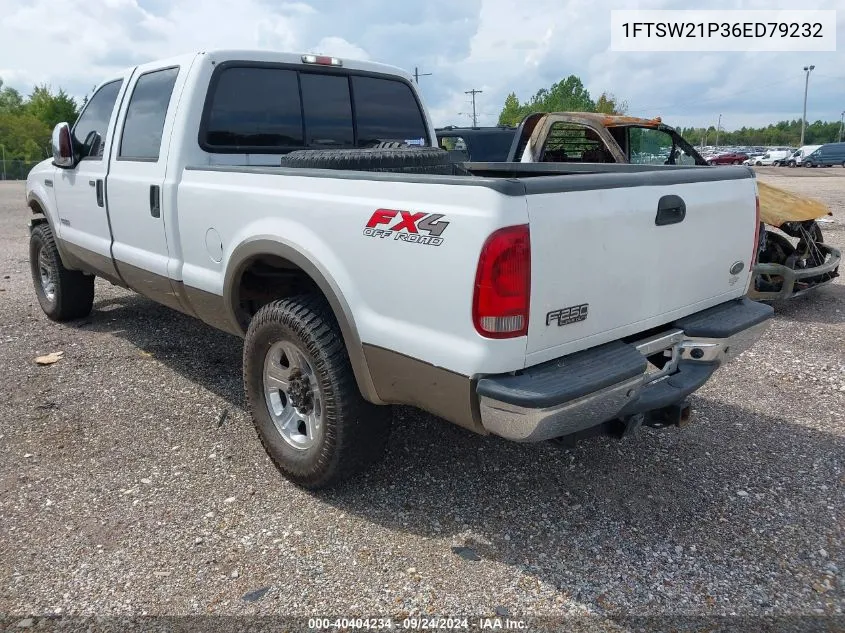 2006 Ford F-250 Amarillo/Lariat/Xl/Xlt VIN: 1FTSW21P36ED79232 Lot: 40404234