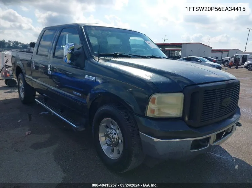 1FTSW20P56EA34415 2006 Ford F-250 Lariat/Xl/Xlt