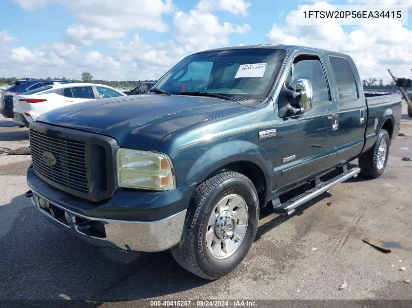 1FTSW20P56EA34415 2006 Ford F-250 Lariat/Xl/Xlt