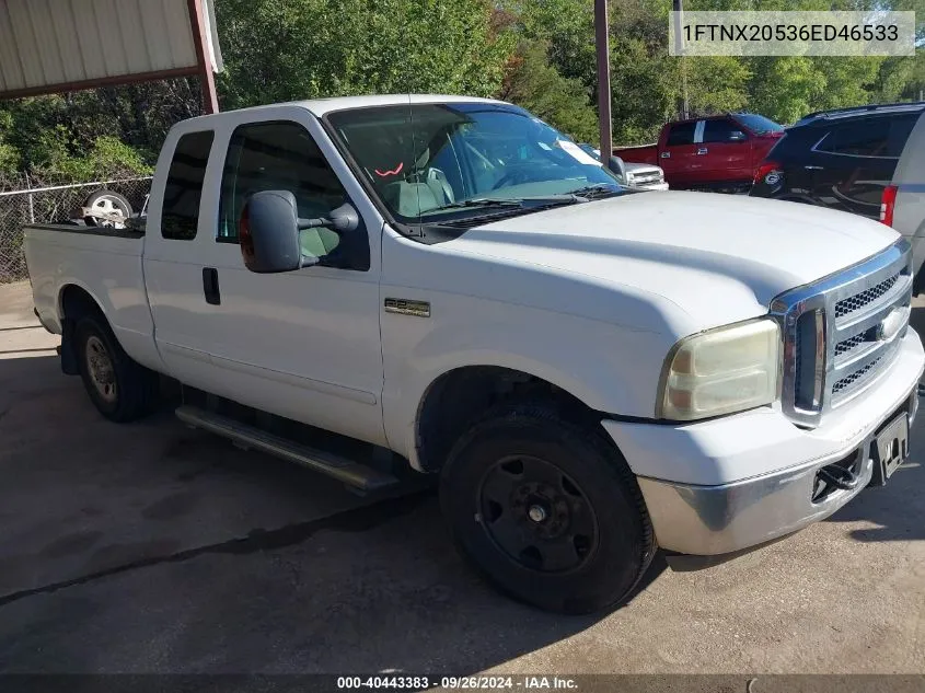 2006 Ford F-250 Lariat/Xl/Xlt VIN: 1FTNX20536ED46533 Lot: 40443383