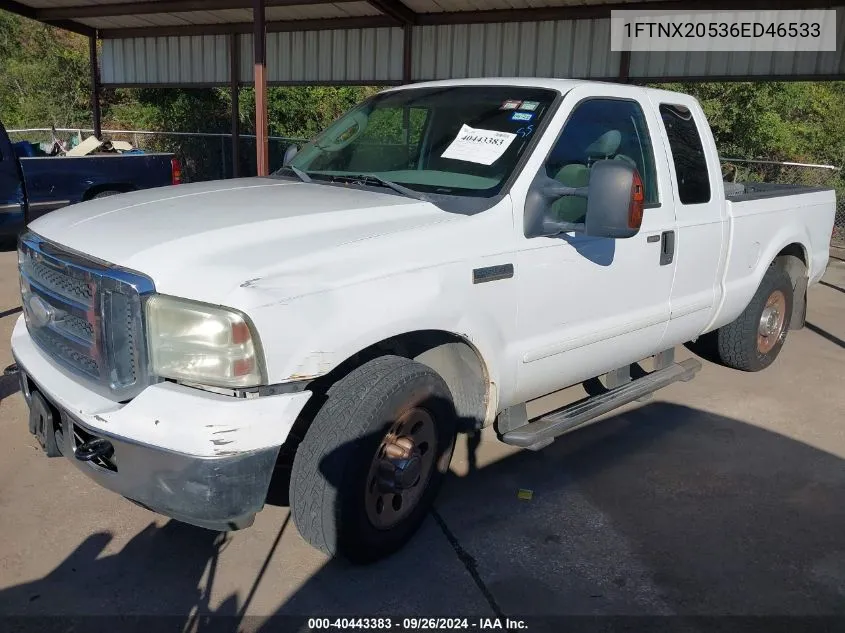 2006 Ford F-250 Lariat/Xl/Xlt VIN: 1FTNX20536ED46533 Lot: 40443383