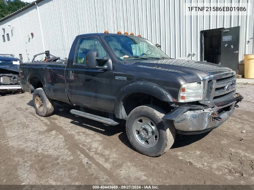 1FTNF21586EB01986 2006 Ford F-250 Xl/Xlt