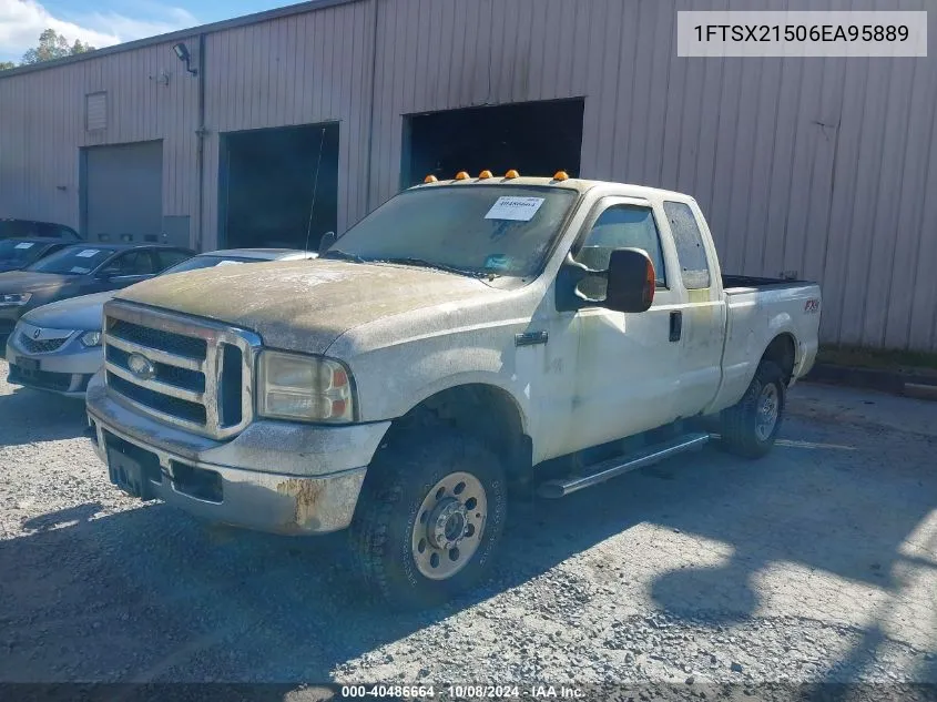 2006 Ford F-250 Lariat/Xl/Xlt VIN: 1FTSX21506EA95889 Lot: 40486664