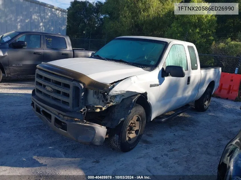 1FTNX20586ED26990 2006 Ford F-250 Lariat/Xl/Xlt