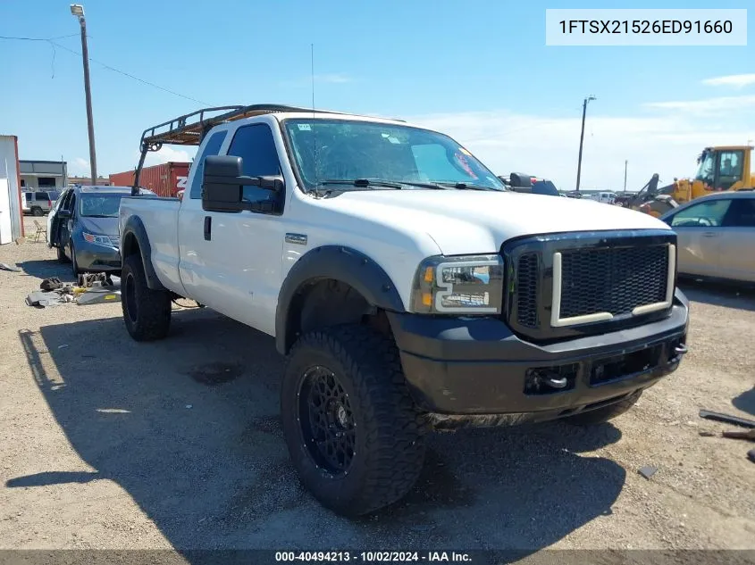 2006 Ford F-250 Lariat/Xl/Xlt VIN: 1FTSX21526ED91660 Lot: 40494213