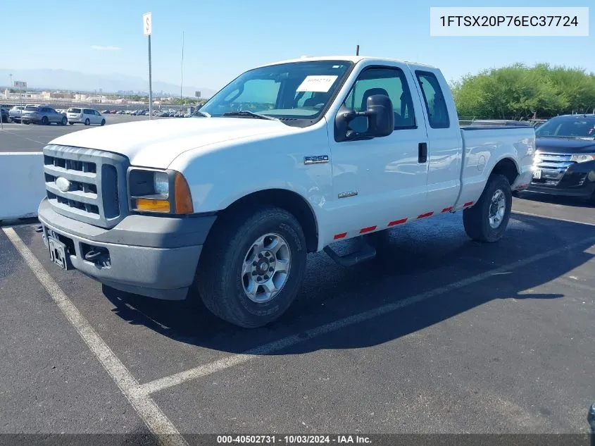 2006 Ford F-250 Lariat/Xl/Xlt VIN: 1FTSX20P76EC37724 Lot: 40502731