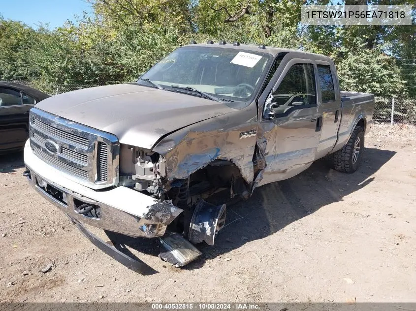 1FTSW21P56EA71818 2006 Ford F250 Super Duty