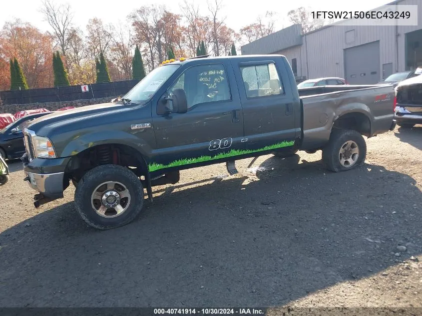 1FTSW21506EC43249 2006 Ford F-250 Lariat/Xl/Xlt