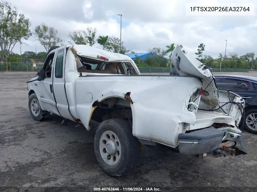 2006 Ford F-250 Lariat/Xl/Xlt VIN: 1FTSX20P26EA32764 Lot: 40763646