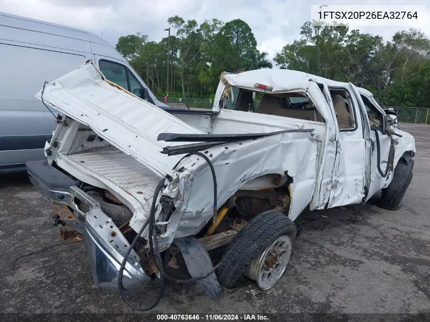 2006 Ford F-250 Lariat/Xl/Xlt VIN: 1FTSX20P26EA32764 Lot: 40763646