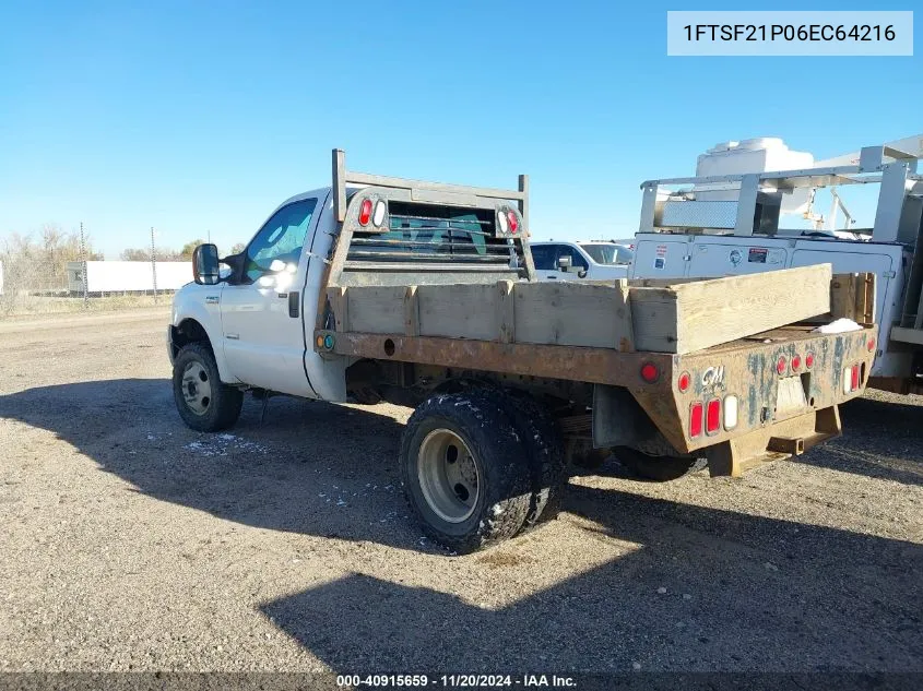 2006 Ford F-250 Xl/Xlt VIN: 1FTSF21P06EC64216 Lot: 40915659