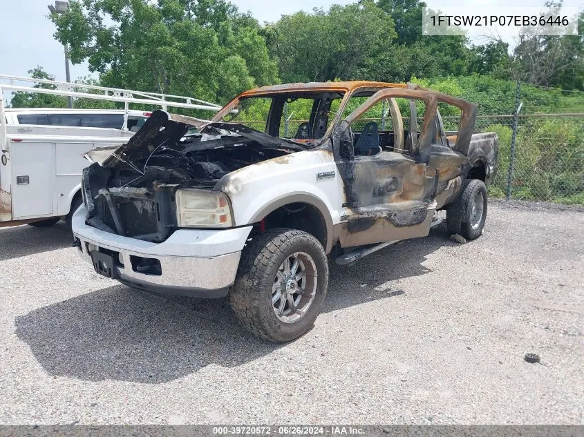 2007 Ford F-250 Lariat/Xl/Xlt VIN: 1FTSW21P07EB36446 Lot: 39720572