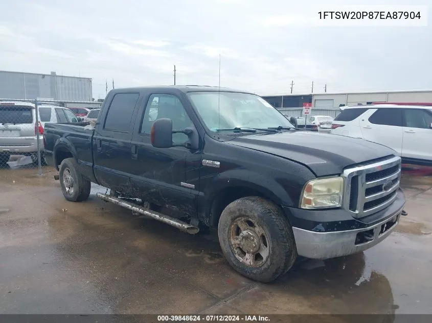 2007 Ford F-250 Lariat/Xl/Xlt VIN: 1FTSW20P87EA87904 Lot: 39848624