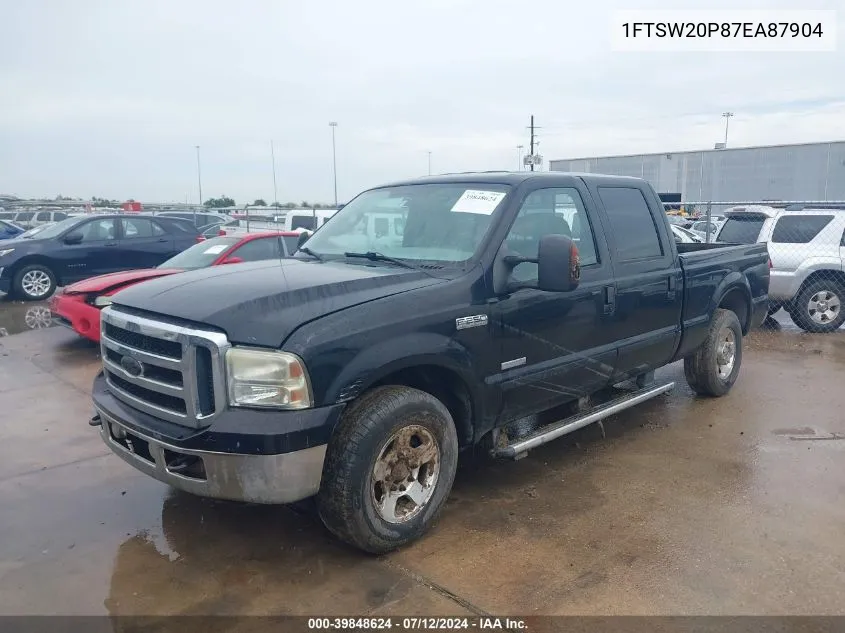 2007 Ford F-250 Lariat/Xl/Xlt VIN: 1FTSW20P87EA87904 Lot: 39848624