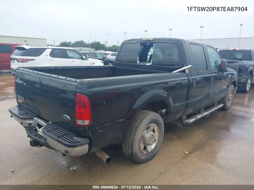 2007 Ford F-250 Lariat/Xl/Xlt VIN: 1FTSW20P87EA87904 Lot: 39848624