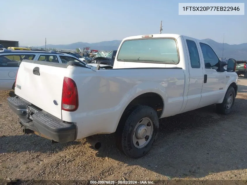 2007 Ford F-250 Lariat/Xl/Xlt VIN: 1FTSX20P77EB22946 Lot: 39976528