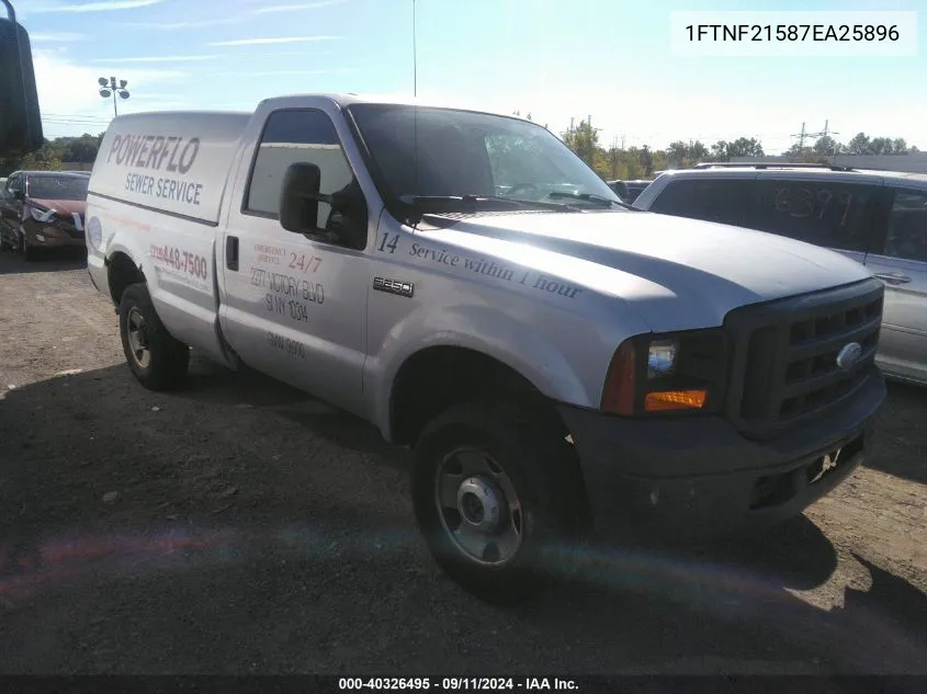 1FTNF21587EA25896 2007 Ford F-250 Xl/Xlt