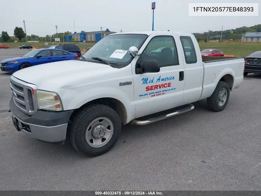 2007 Ford F-250 Lariat/Xl/Xlt VIN: 1FTNX20577EB48393 Lot: 40332475