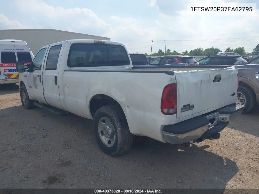 2007 Ford F-250 Lariat/Xl/Xlt VIN: 1FTSW20P37EA62795 Lot: 40373828