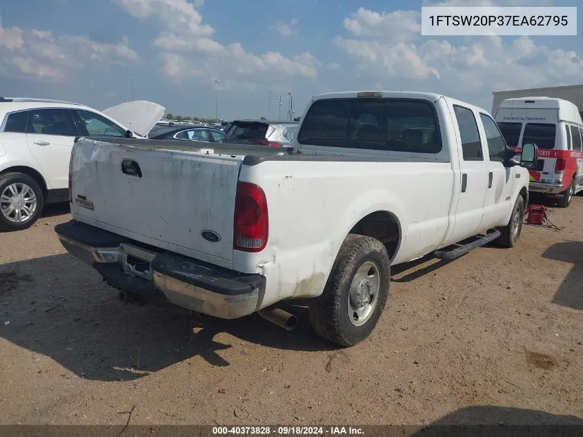 2007 Ford F-250 Lariat/Xl/Xlt VIN: 1FTSW20P37EA62795 Lot: 40373828