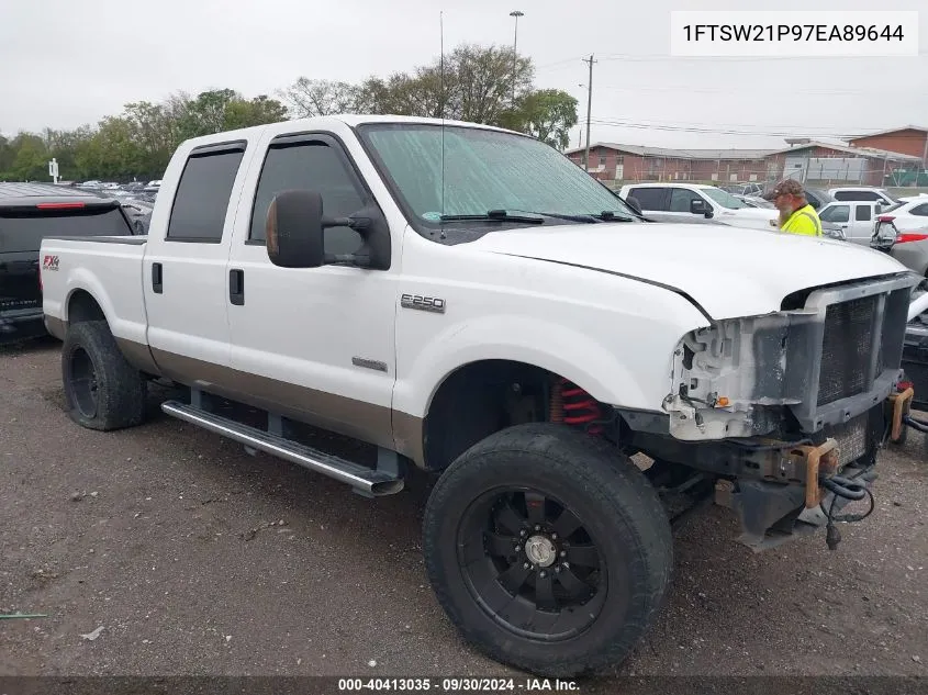 2007 Ford F250 Super Duty VIN: 1FTSW21P97EA89644 Lot: 40413035