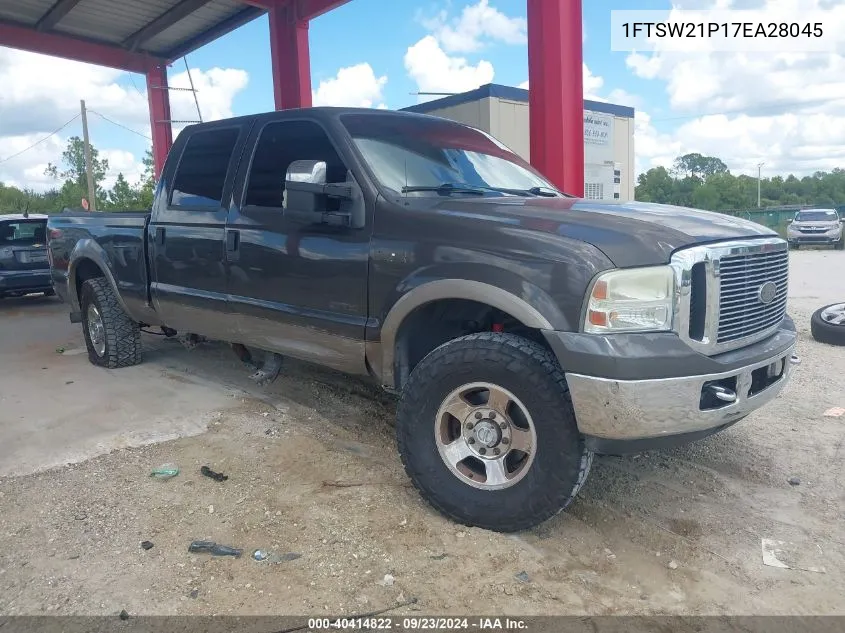 2007 Ford F-250 Lariat/Xl/Xlt VIN: 1FTSW21P17EA28045 Lot: 40414822