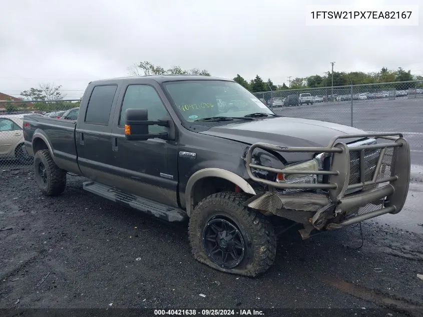 2007 Ford F-250 Lariat/Xl/Xlt VIN: 1FTSW21PX7EA82167 Lot: 40421638