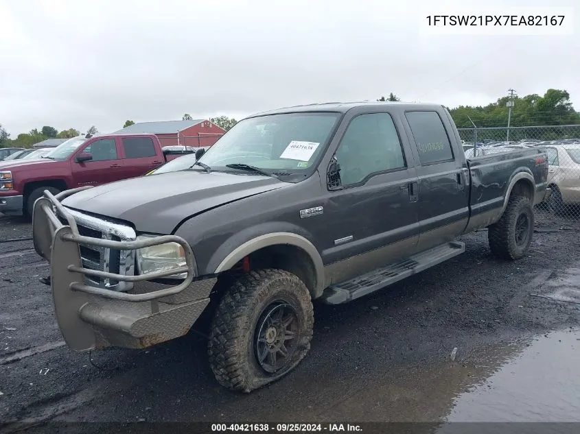 2007 Ford F-250 Lariat/Xl/Xlt VIN: 1FTSW21PX7EA82167 Lot: 40421638