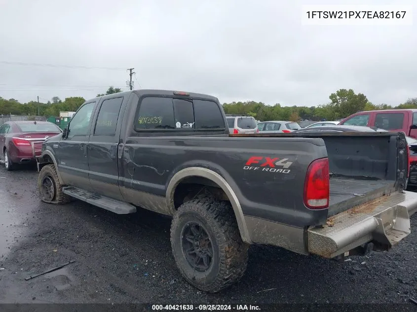 2007 Ford F-250 Lariat/Xl/Xlt VIN: 1FTSW21PX7EA82167 Lot: 40421638