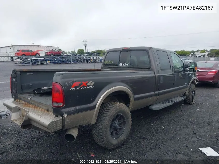 2007 Ford F-250 Lariat/Xl/Xlt VIN: 1FTSW21PX7EA82167 Lot: 40421638