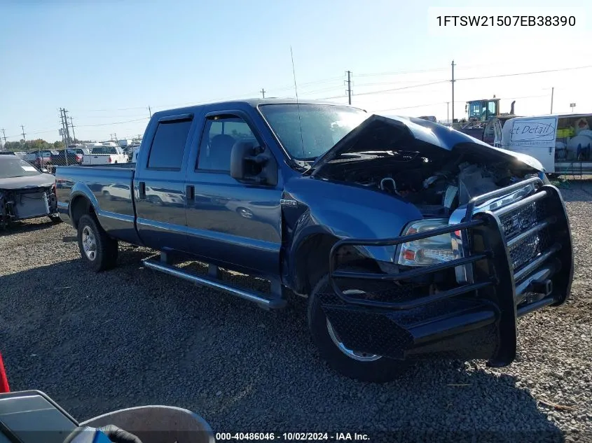 2007 Ford F-250 Lariat/Xl/Xlt VIN: 1FTSW21507EB38390 Lot: 40486046