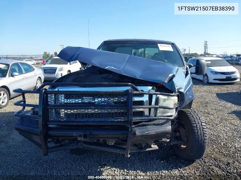 2007 Ford F-250 Lariat/Xl/Xlt VIN: 1FTSW21507EB38390 Lot: 40486046