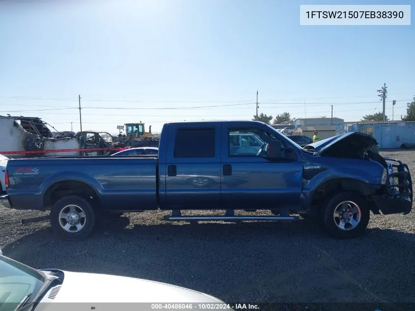 2007 Ford F-250 Lariat/Xl/Xlt VIN: 1FTSW21507EB38390 Lot: 40486046