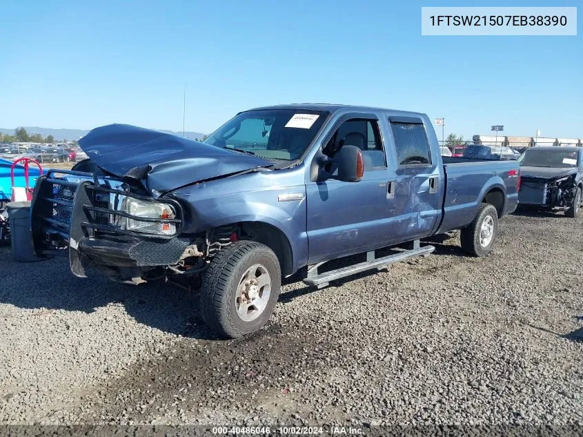 2007 Ford F-250 Lariat/Xl/Xlt VIN: 1FTSW21507EB38390 Lot: 40486046