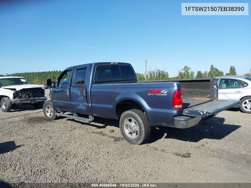 2007 Ford F-250 Lariat/Xl/Xlt VIN: 1FTSW21507EB38390 Lot: 40486046