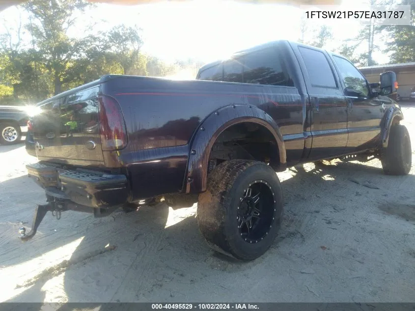 1FTSW21P57EA31787 2007 Ford F-250 Lariat/Xl/Xlt